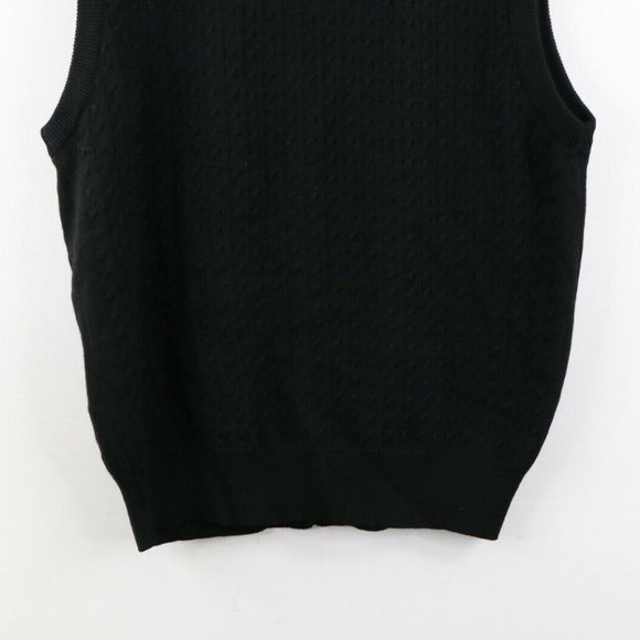 Vintage Rockabilly Wool Cardigan Sweater Vest - Picture 7 of 7